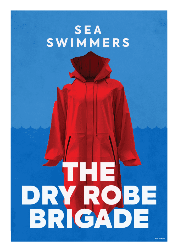 Ray Hurley Prints - The Dry Robe Brigade – Sea Swimmers