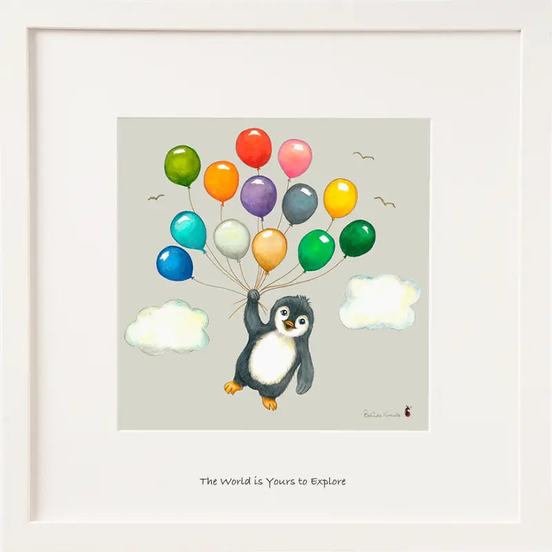 Belinda Northcote 'The World is Yours to Explore' Framed Print*