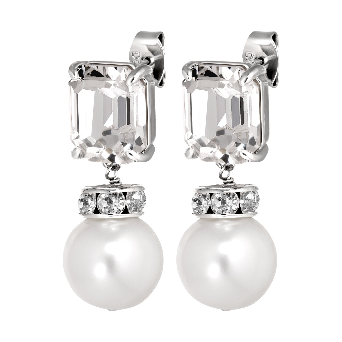 Dyrberg Kern Earrings - Wali White Pearl