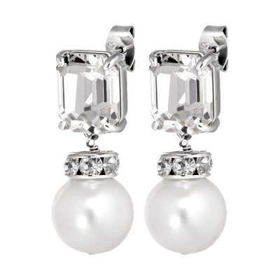 Dyrberg Kern Earrings - Wali White Pearl