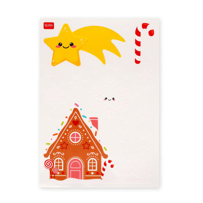 Legami Christmas 70 Static Cling Window Stickers  - Window Wow!