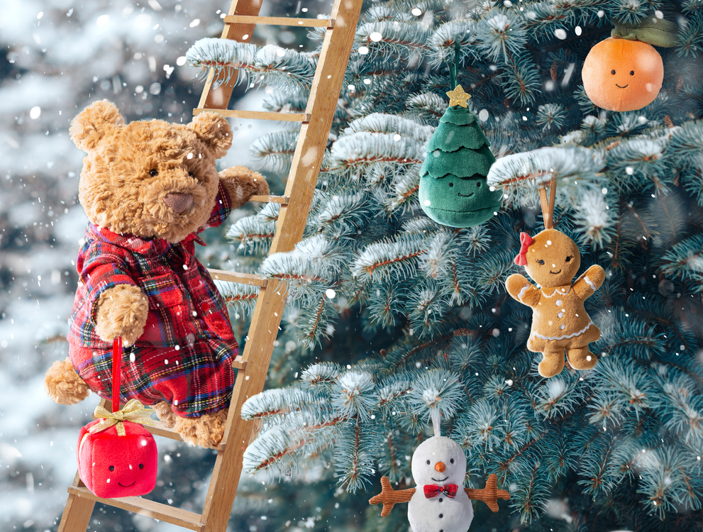 Jellycat Christmas 2024 Festive Follies Decoration Collection