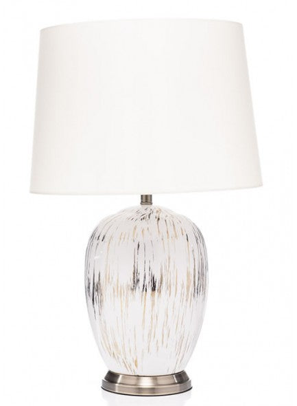 The Grange Interiors Lamp - Gold & Cream Ceramic **CLICK & COLLECT ONLY**