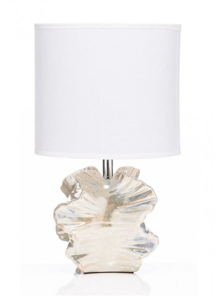The Grange Interiors Lamp - Pearlized Glass