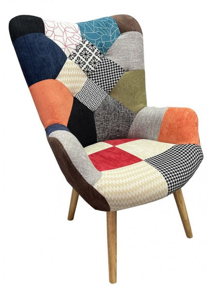 The Grange Collection Patchwork Armchair **CLICK & COLLECT ONLY**