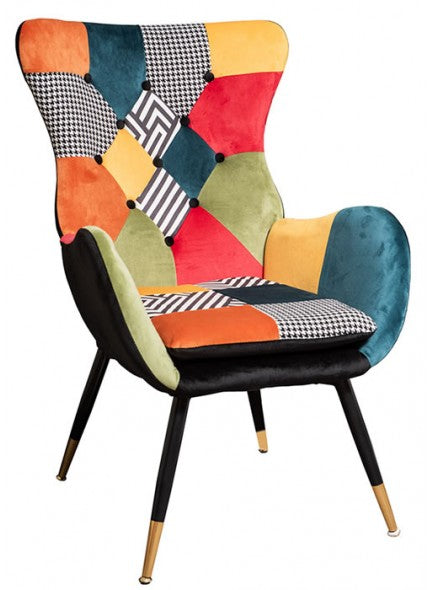 The Grange Interiors Patchwork Armchair **CLICK & COLLECT ONLY**