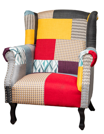 The Grange Interiors Patchwork Armchair **CLICK & COLLECT ONLY**