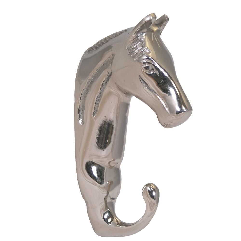 Fern Cottage Chrome Horse Hook