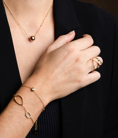 Zag Bijoux Bracelet Collection - Gold Plated Steel