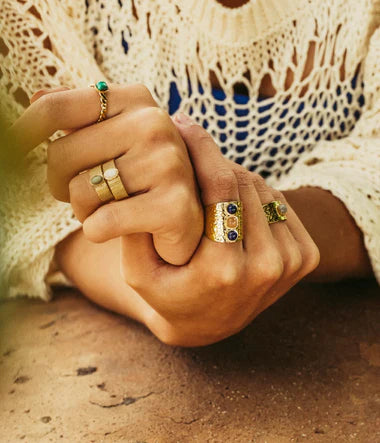 Zag Bijoux Ring Collection - Gold Plated Steel