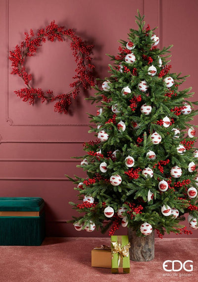 Christmas Floristry Stem - Red Berry Spray