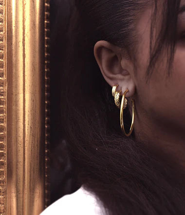 Zag Bijoux Earring Collection - Gold Plated Steel