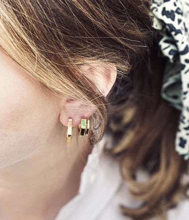 Zag Bijoux Earring Collection - Gold Plated Steel