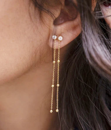 Zag Bijoux Earring Collection - Gold Plated Steel