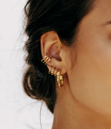 Zag Bijoux Earring Collection - Gold Plated Steel