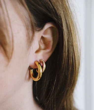 Zag Bijoux Earring Collection - Gold Plated Steel