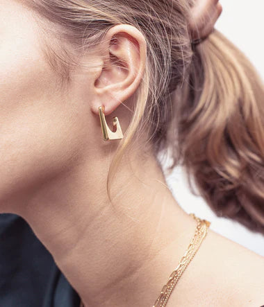 Zag Bijoux Earring Collection - Gold Plated Steel