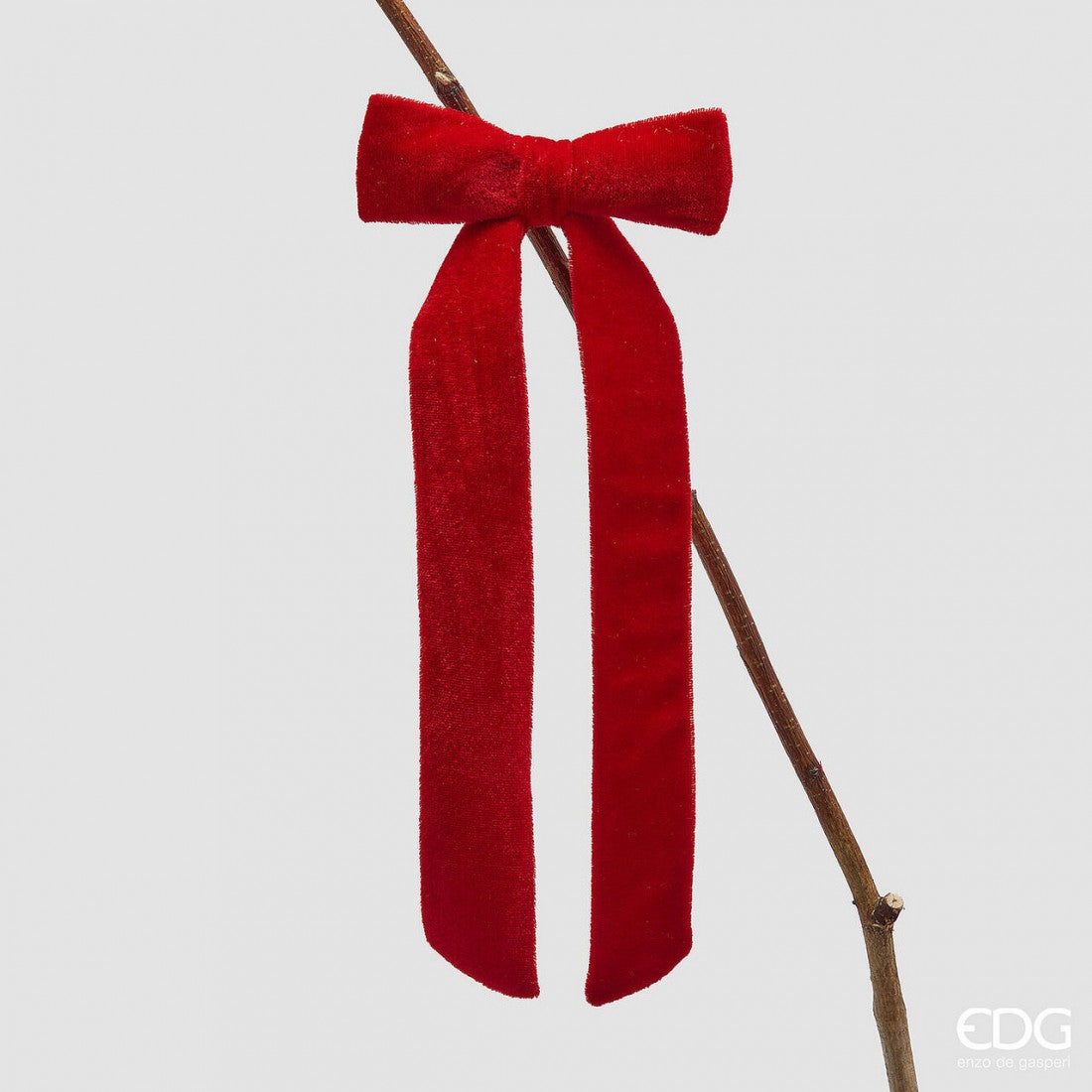 Christmas Bow - Velvet Ribbon Clip Collection
