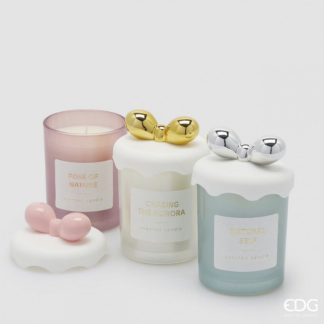 EDG Enzo de Gasperi - Candle with Bow Lid