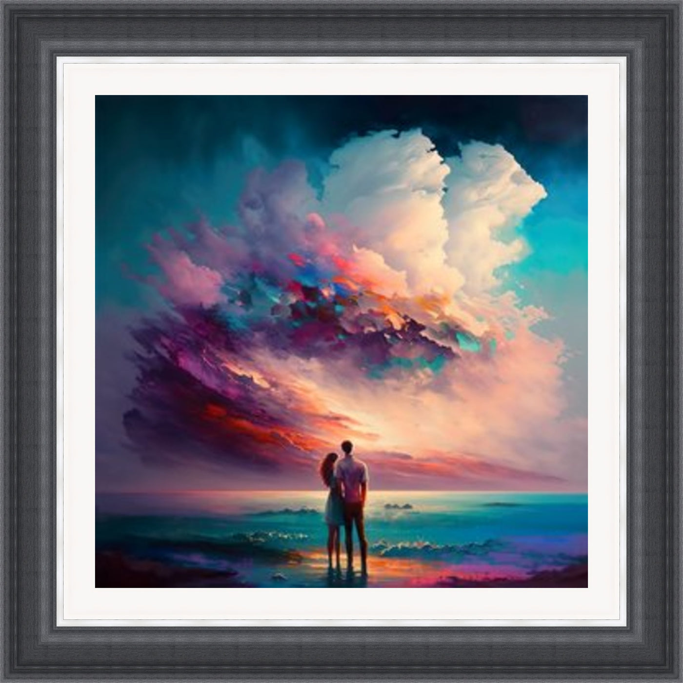Colourful Romance  - Art On Glass- **CLICK & COLLECT ONLY**