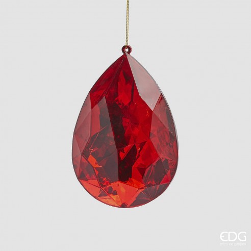 Christmas Tree Hanging Decoration - Diamond Droplet Over Sized Pendant Collection