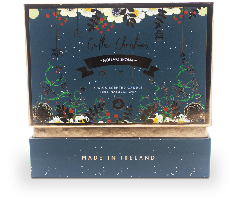 Celtic Candles Christmas 2025 Luxury 4 Wick Candle Collection