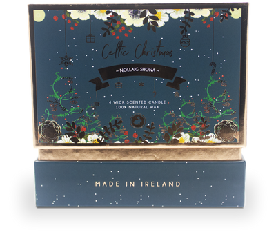 Celtic Candles Christmas 2025 Luxury 4 Wick Candle Collection