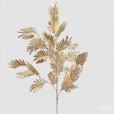 Christmas Floristry Stem - Metallic Gold/ Platnium Fern Spray Collection
