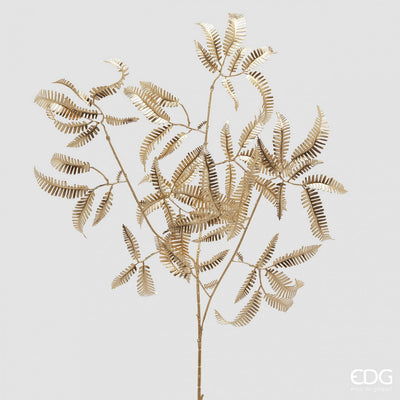 Christmas Floristry Stem - Metallic Gold/ Platnium Fern Spray Collection