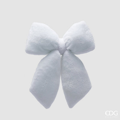 Christmas Bow - Fluffy White Large/Small