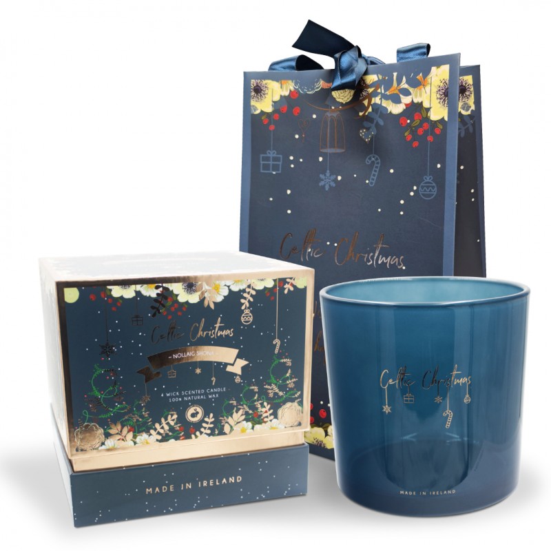Celtic Candles Christmas 2025 Luxury 4 Wick Candle Collection