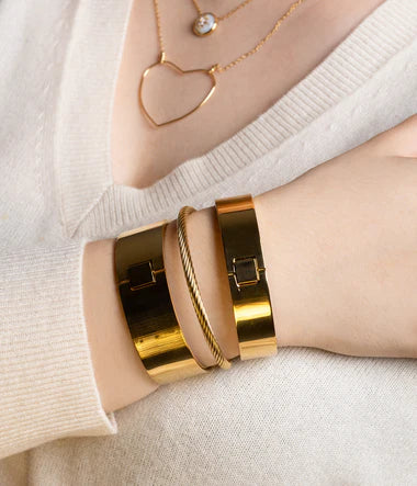 Zag Bijoux Bracelet Collection - Gold Plated Steel