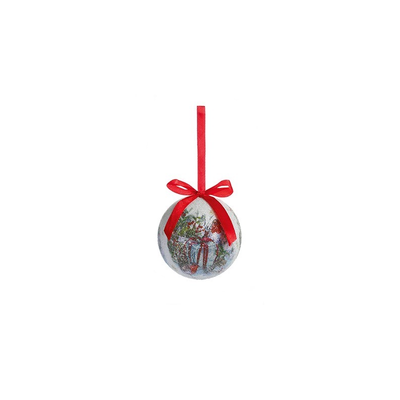 Christmas Tree Hanging Decoration - Decoupage Baubles