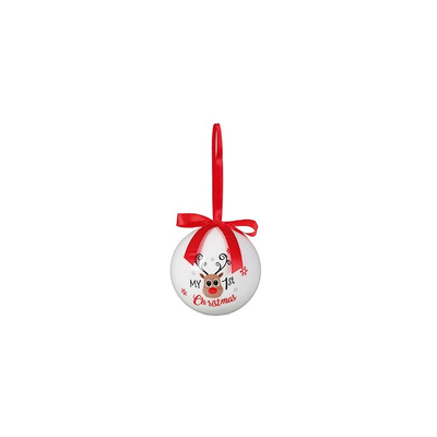 Christmas Tree Hanging Decoration - Decoupage Baubles