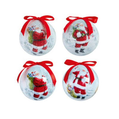 Christmas Tree Hanging Decoration - Decoupage Baubles