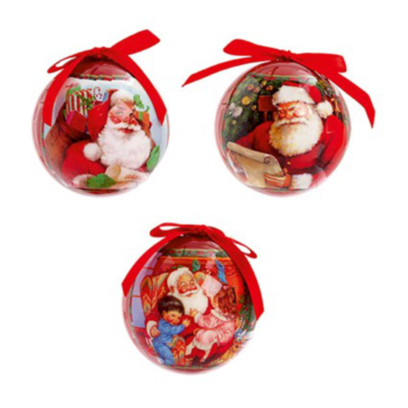 Christmas Tree Hanging Decoration - Decoupage Baubles