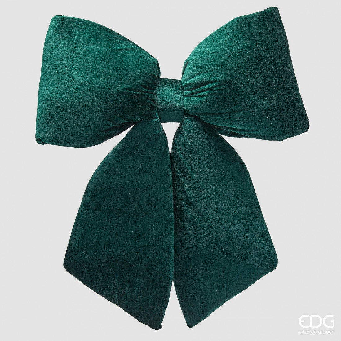 Christmas Bow - Green/Red Velvet