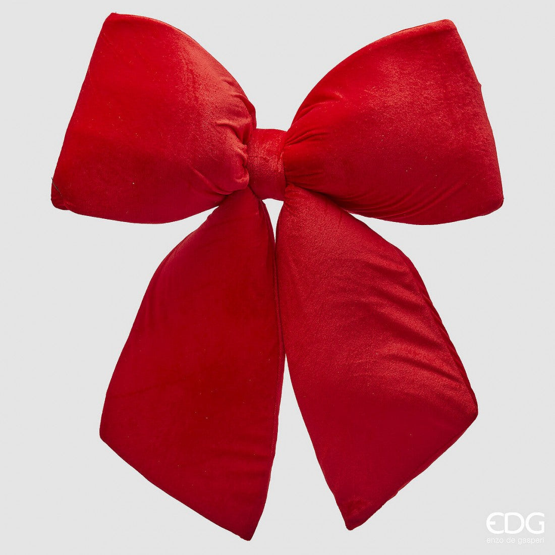 Christmas Bow - Green/Red Velvet