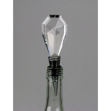 Glass Wine Stopper - Oval/Long