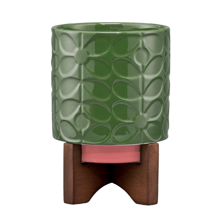Orla Kiely Ceramic Plant Pot - 60’s Stem