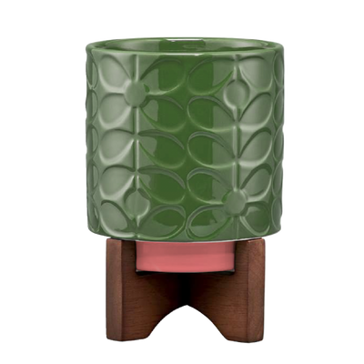 Orla Kiely Ceramic Plant Pot - 60’s Stem