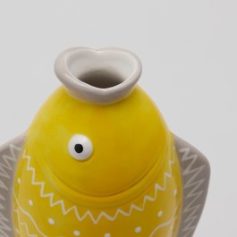 Yellow Fish Vase