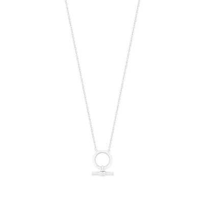 Tipperary Crystal Pendant - T-Bar with Circle