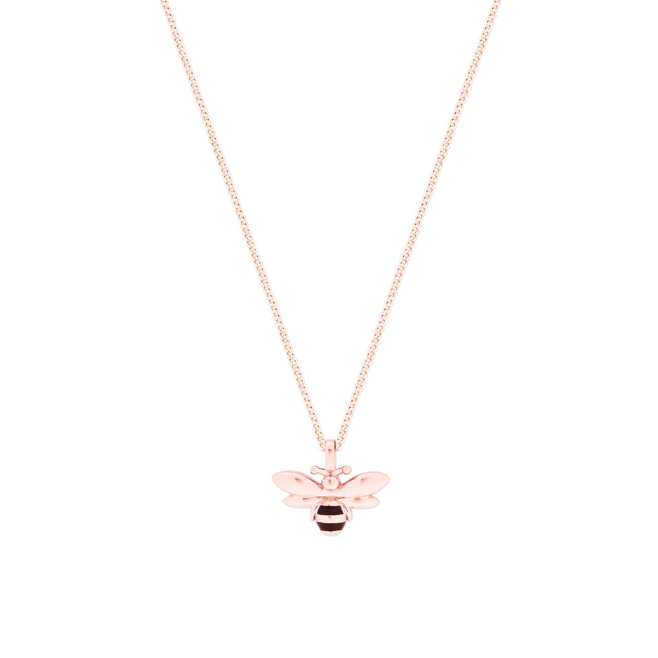 Tipperary Crystal Pendant - Bees Mini - Rose Gold Plated