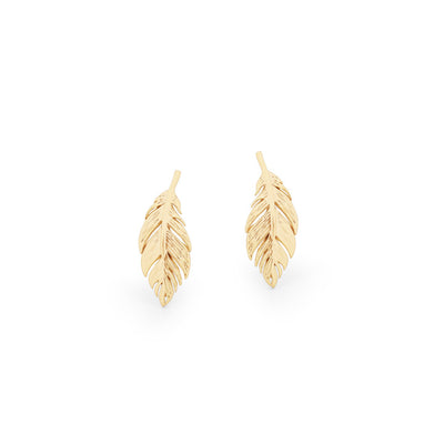 Tipperary Crystal Earrings - Feather Collection - Feather Mini Stud