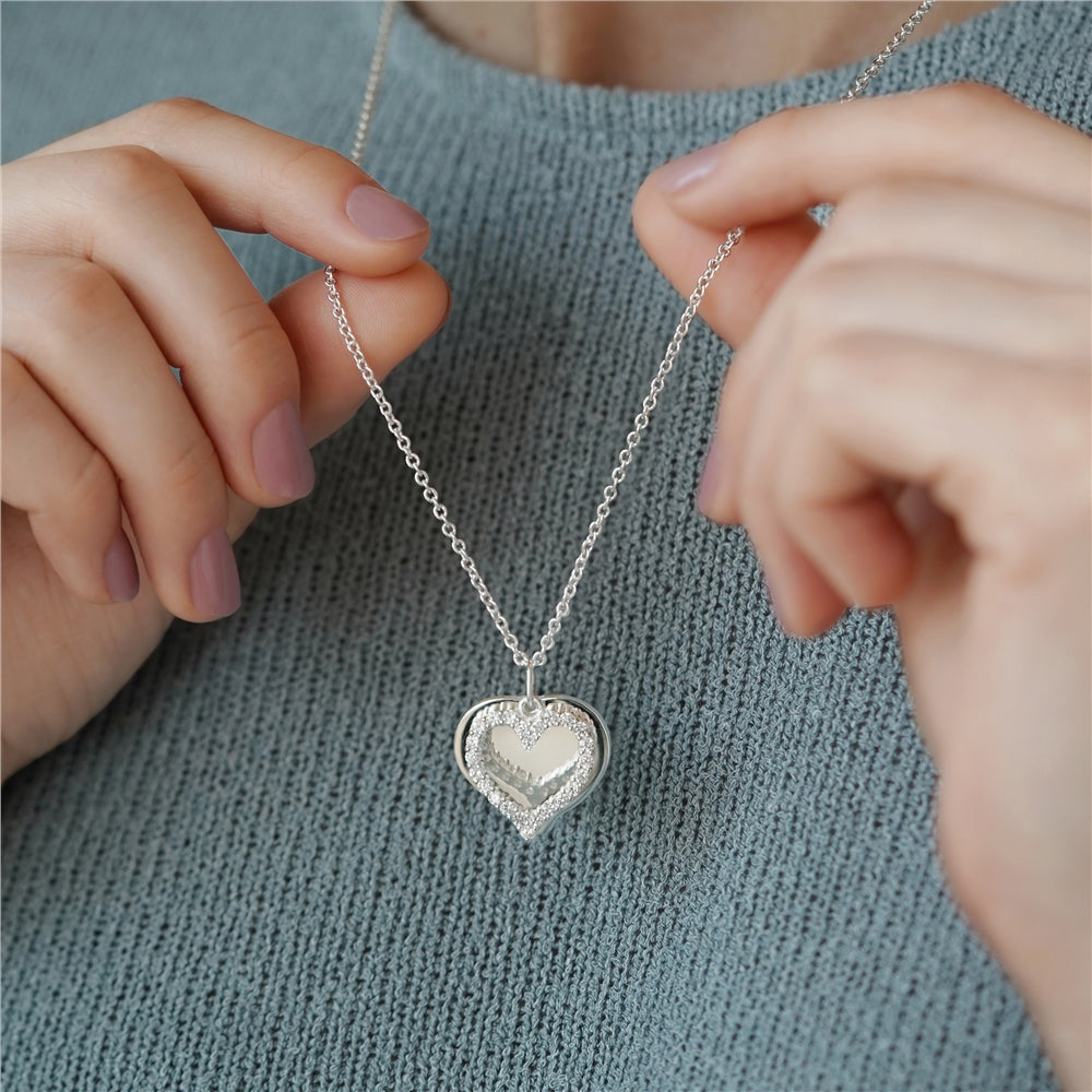 Newbridge Silverware Pendant - Mementos with Heart