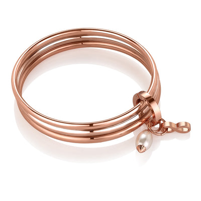 Newbridge Silverware TI-AMO Collection Birthstone Triple Bangle