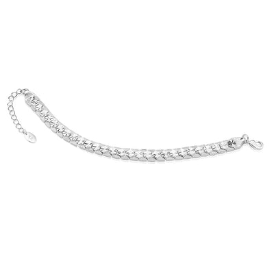 Newbridge Silverware Bracelet - Rectangular Link