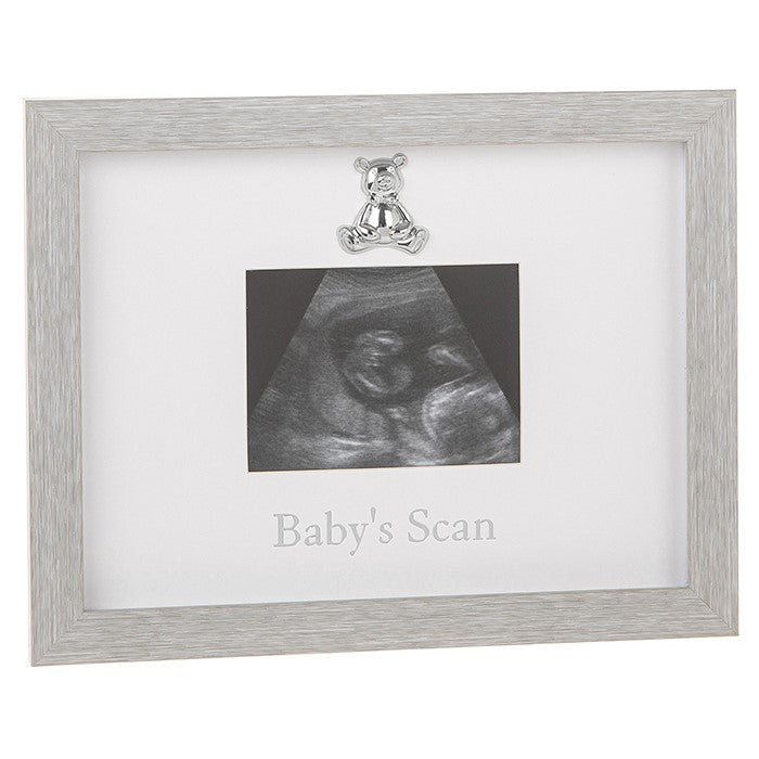 Baby Photo Frame Modern Grey - Baby Scan