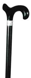 Classic Canes Everyday Adjustable Derby Walking Stick - Black